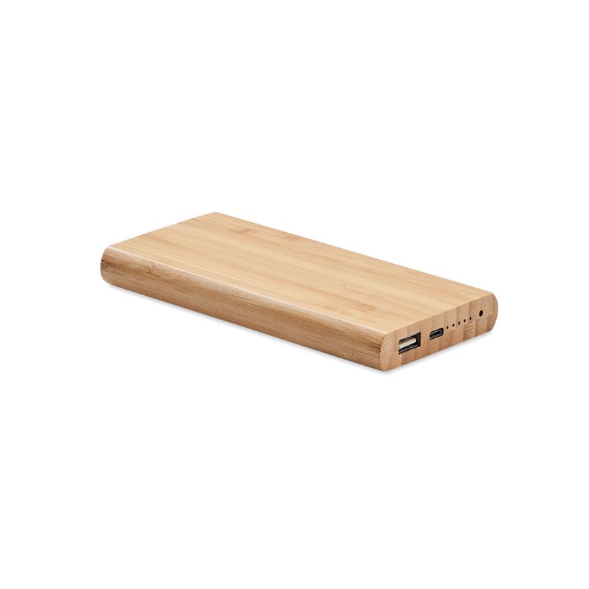 Power Bank de bambú 6000 mAh