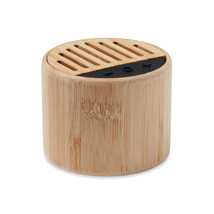 Altavoz de bambú inalámbrico