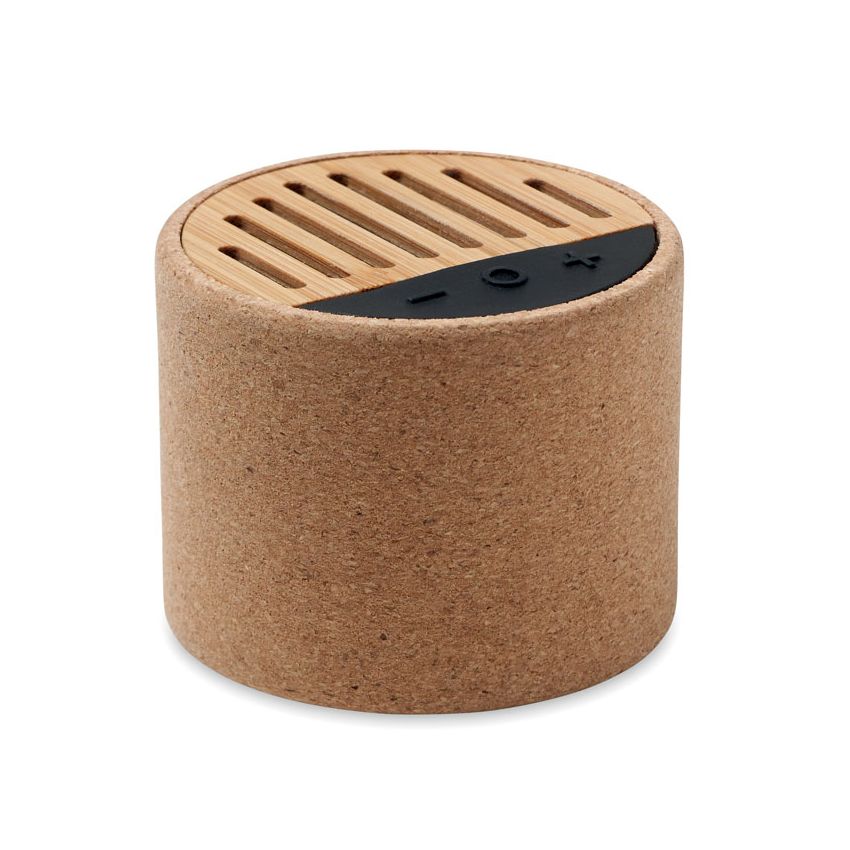 Altavoz de corcho inalámbrico