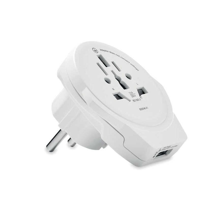 Skross World para Europa USB