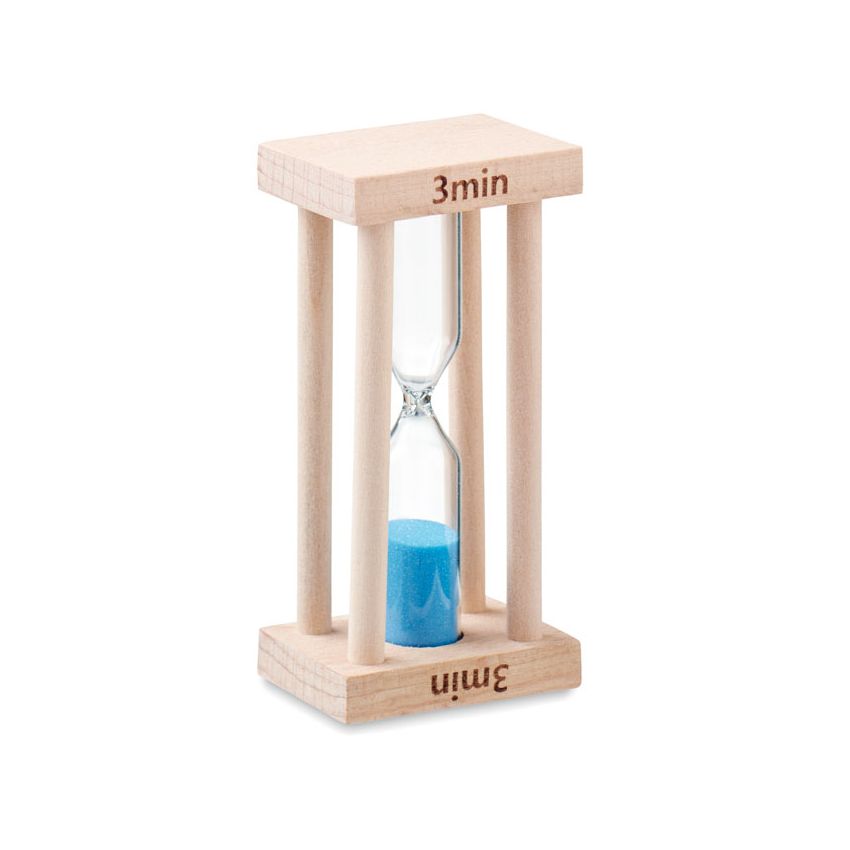 Reloj de arena de madera 3 minutos