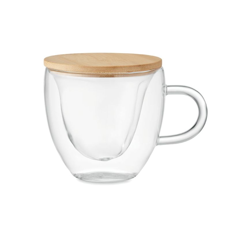 Taza de vidrio de doble pared