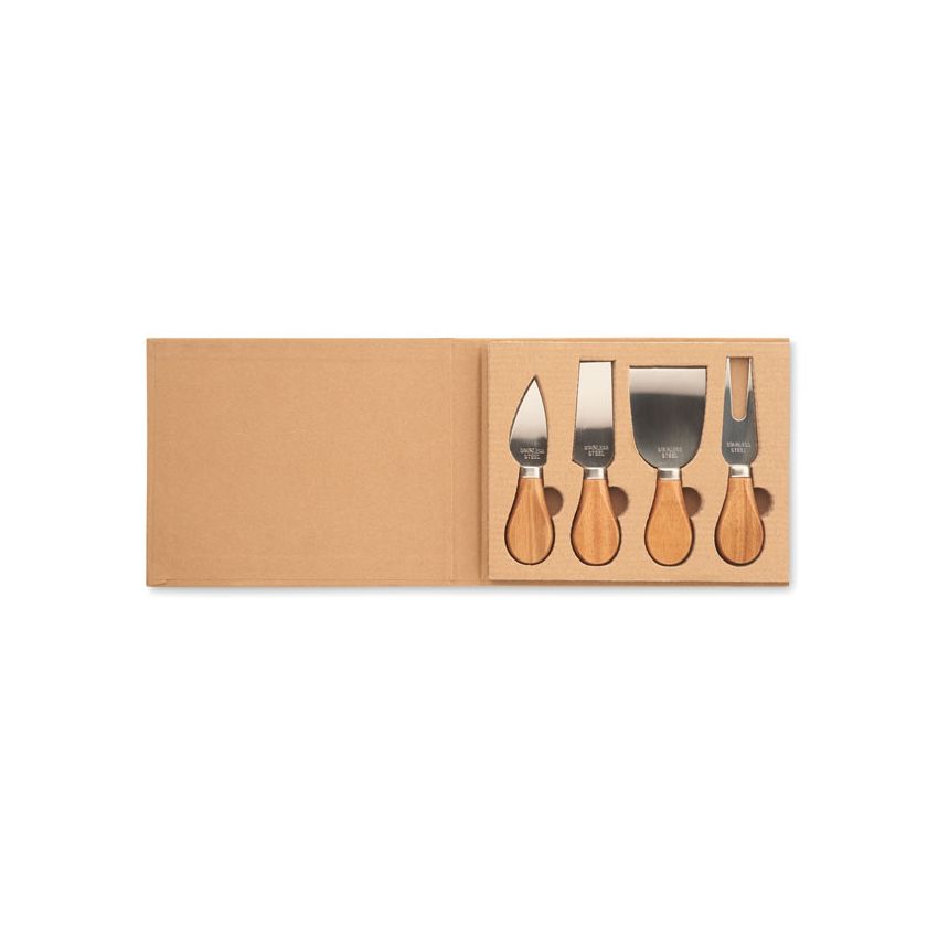 Set de 4 cuchillos para queso