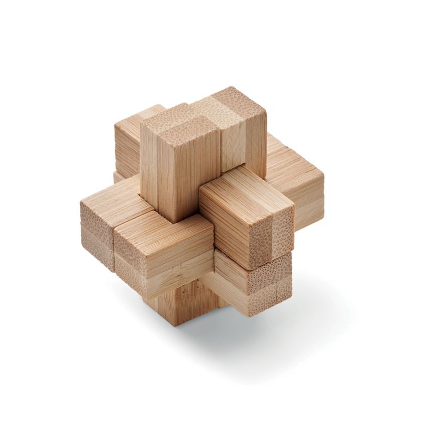 Puzzle de bambú