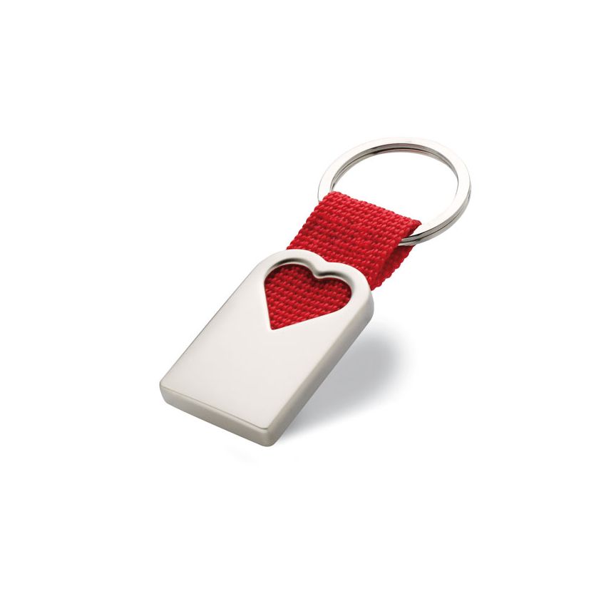 Llavero en forma de corazón