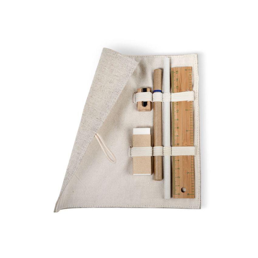 Set de escritorio bolsa de algodón