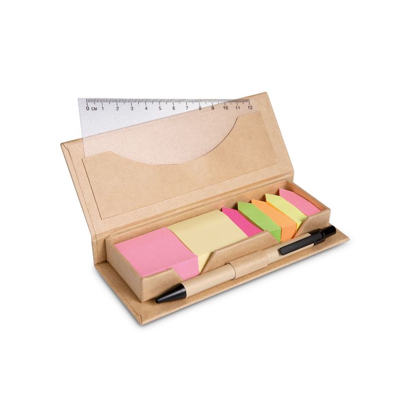 Set de escritorio caja de cartón