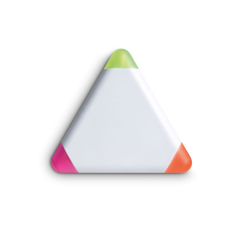 Marcador triangular con 3 colores