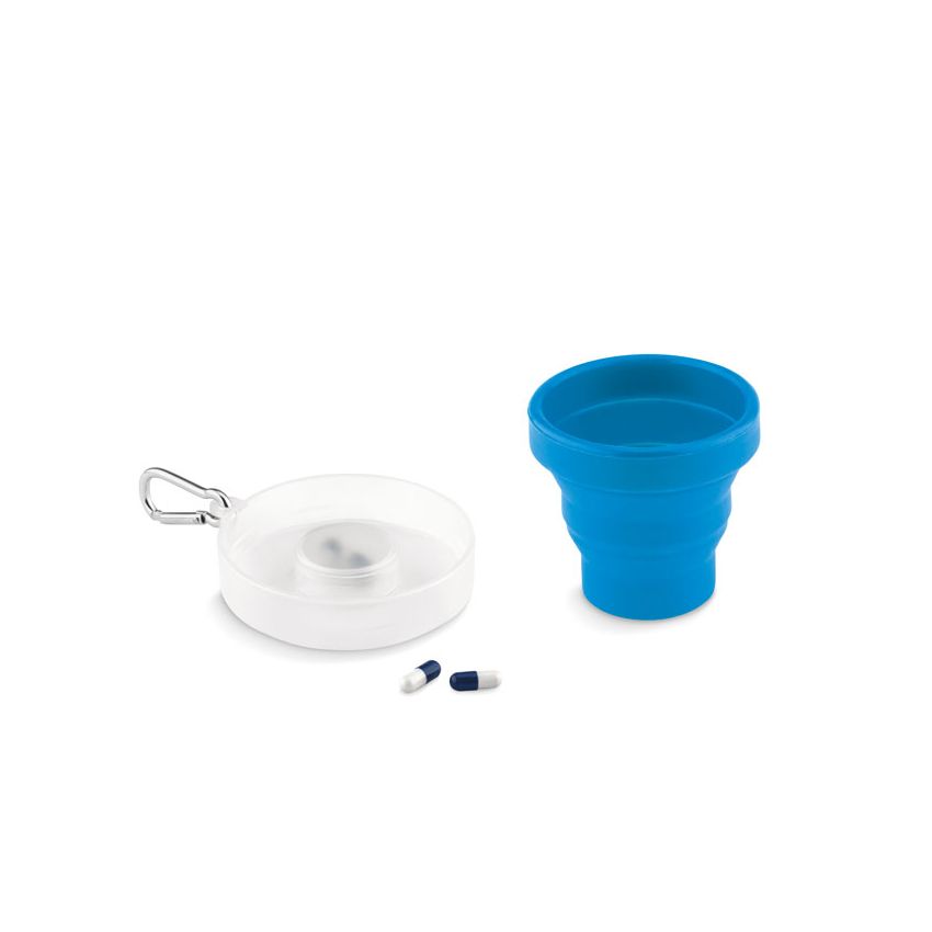 Vaso de silicona plegable
