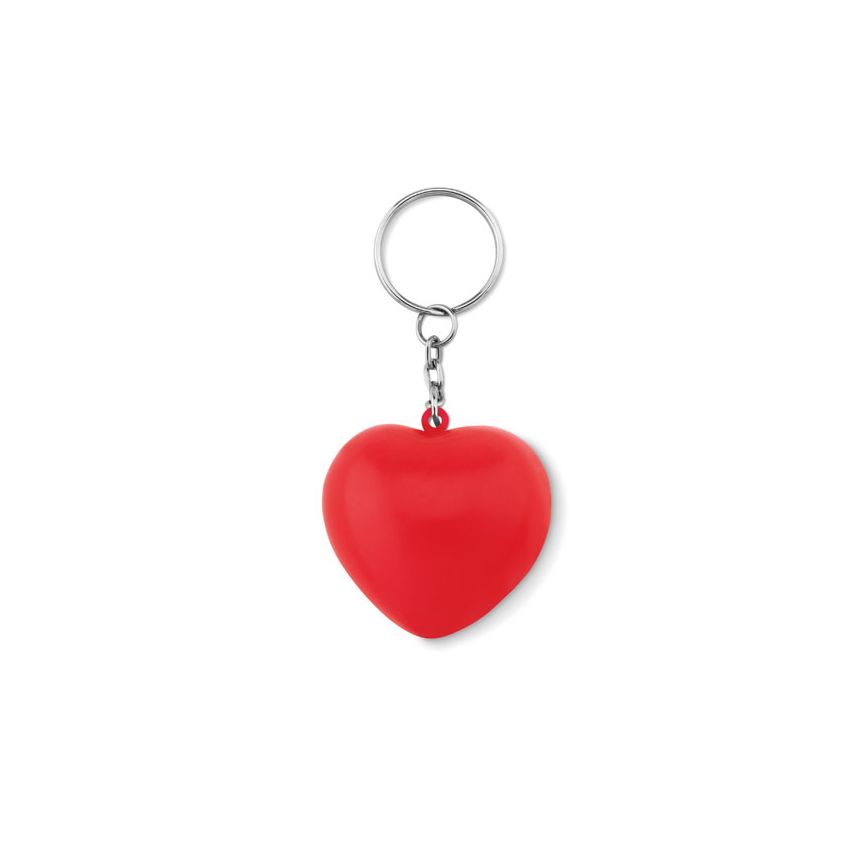 Llavero con forma de corazón