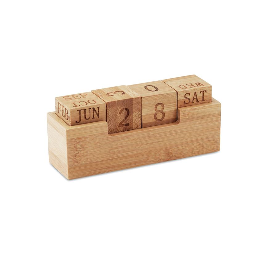 Calendario de bambú