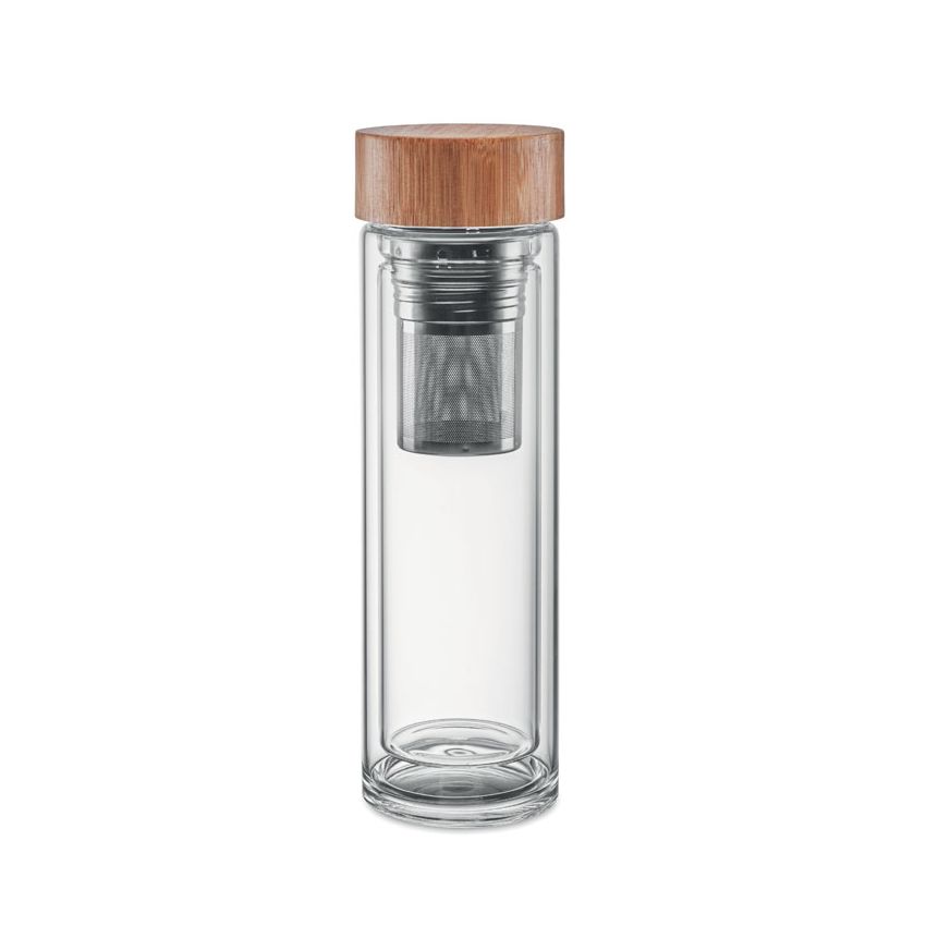 Botella de vidrio de doble cara 400 ml