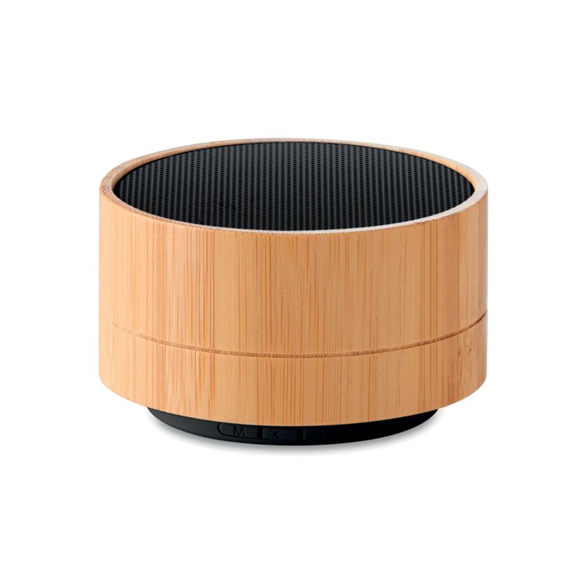 Altavoz inalámbrico 3W de bambú