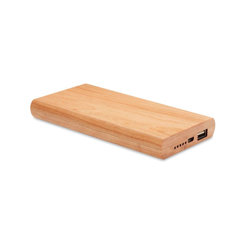 Power Bank 4000 mAh Bambú