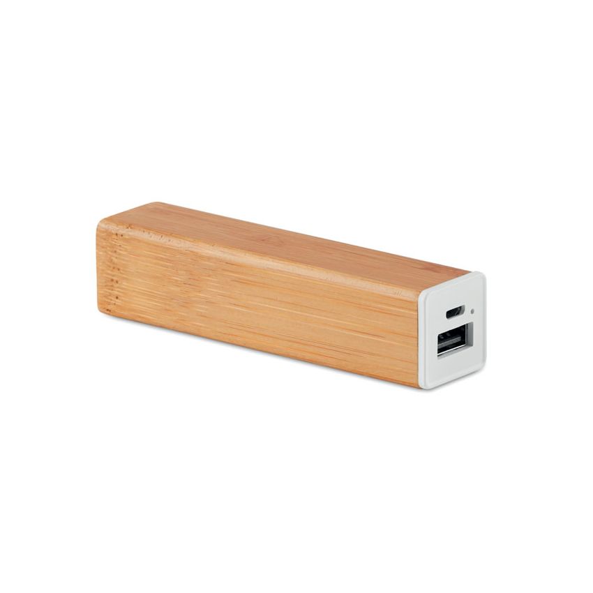 Power Bank bambú 2200 mAh