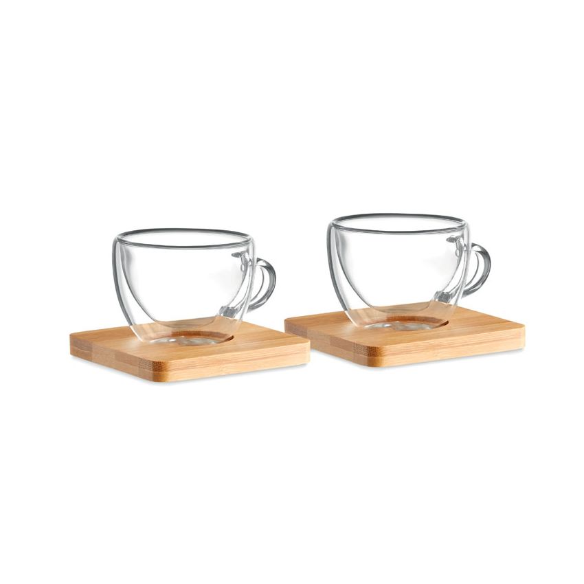 Set de 2 tazas de café espresso