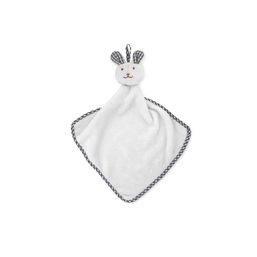 Babero conejo de peluche