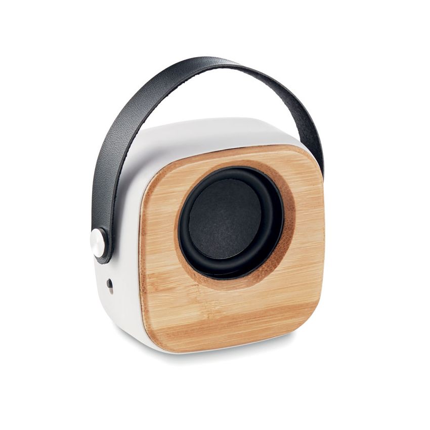 Altavoz inalámbrico 3W con bambú