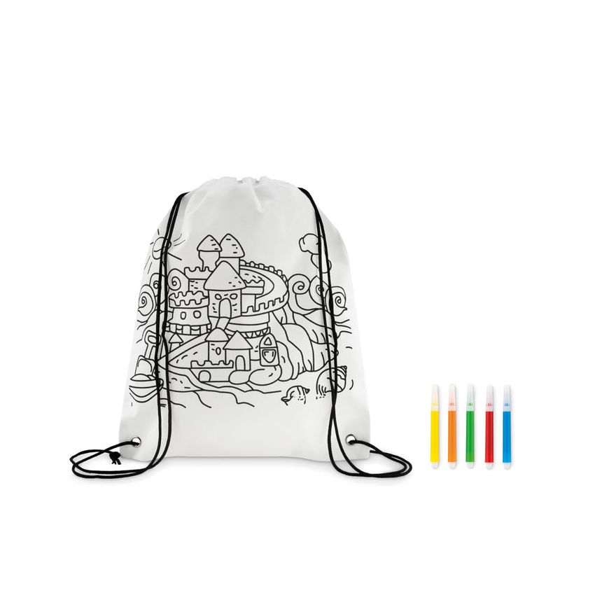 Bolsa de cordón no tejido