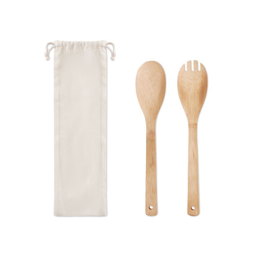 Set de utensilios de bambú