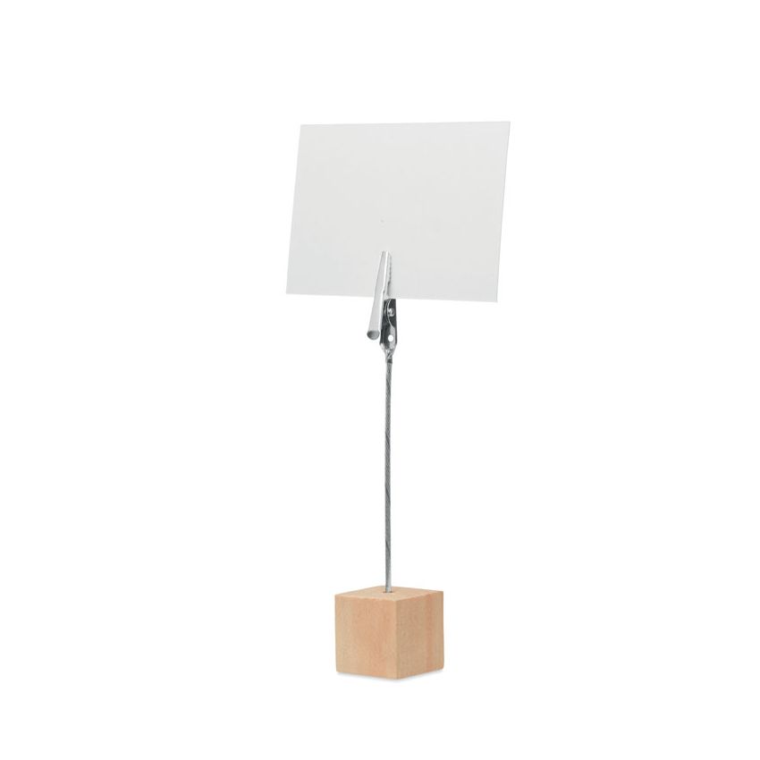 Porta-clips de madera de pino