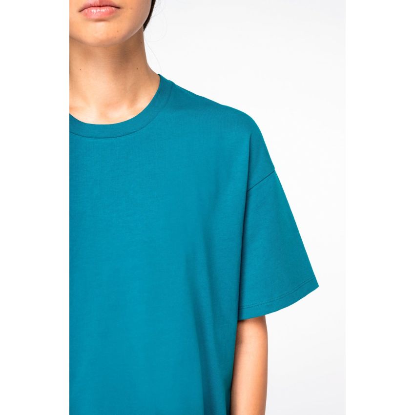 Camiseta ecológica unisex de hombros caídos