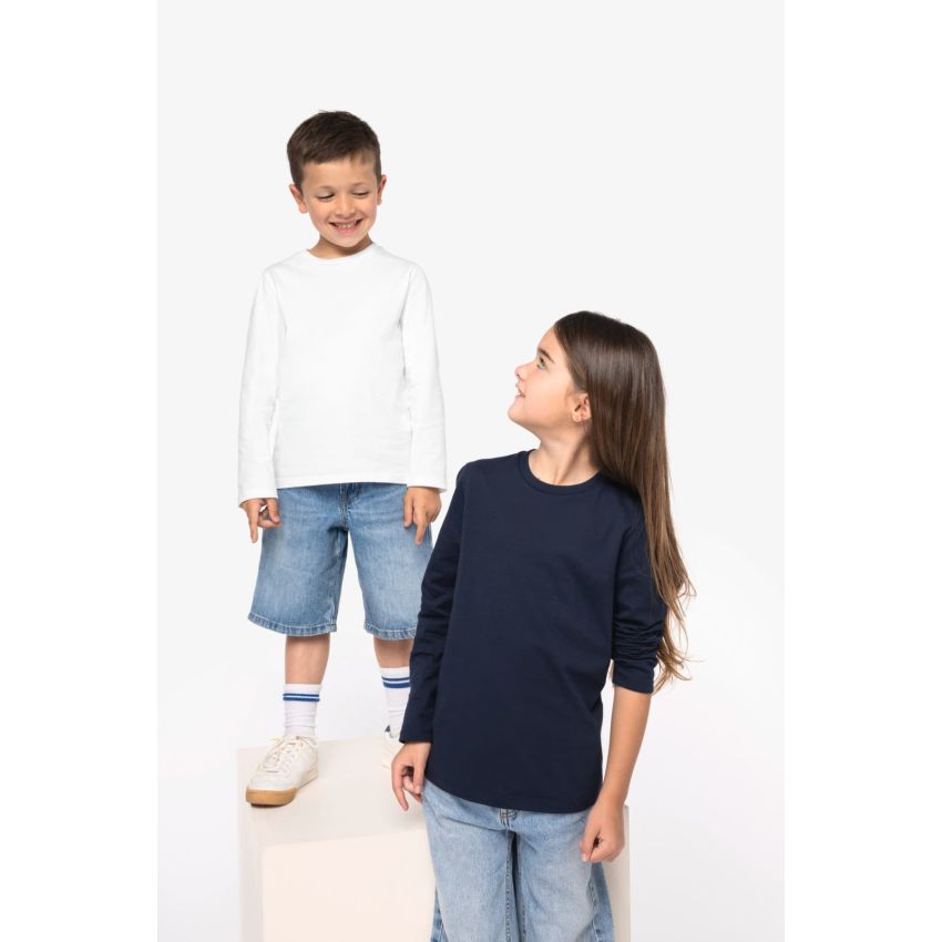 Camiseta infantil ecológica de manga larga