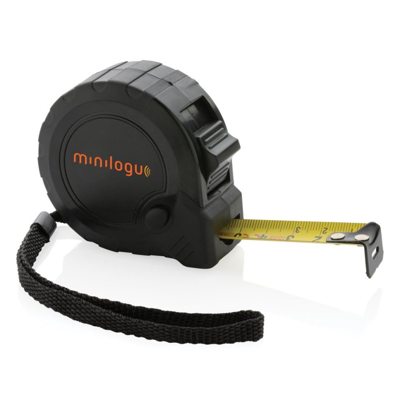 Recycled Plastic Tape Measure RCS 5M/19 mm with Stop