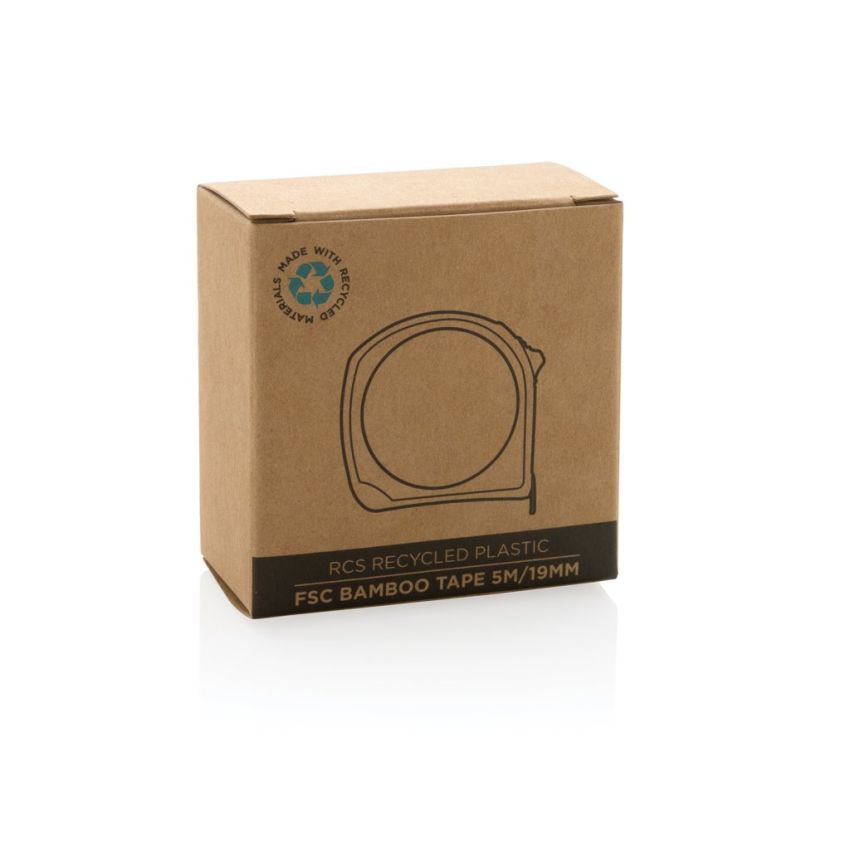 Flexòmetre de bambú de plàstic reciclat RCS 5M/19mm