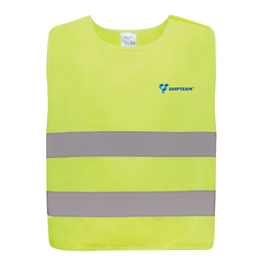 Recycled PET safety vest GRS 7-12 years