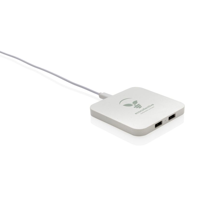 Cargador Inalámbrico 10W de plástico reciclado RCS