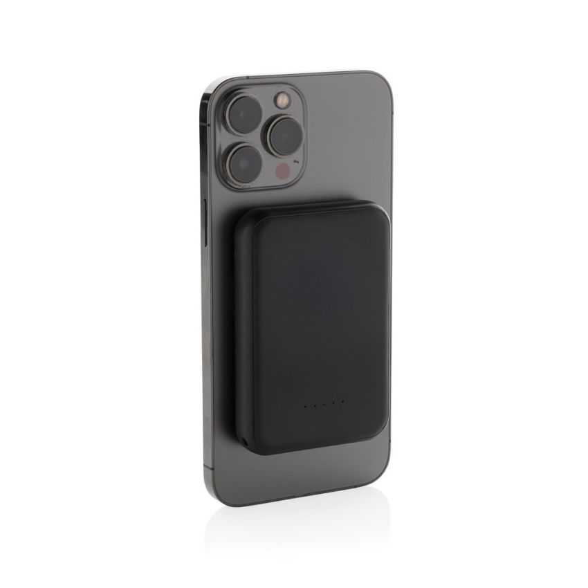 Powerbank Stellar magnético 5000 mAh y 5W de plástico reciclado
