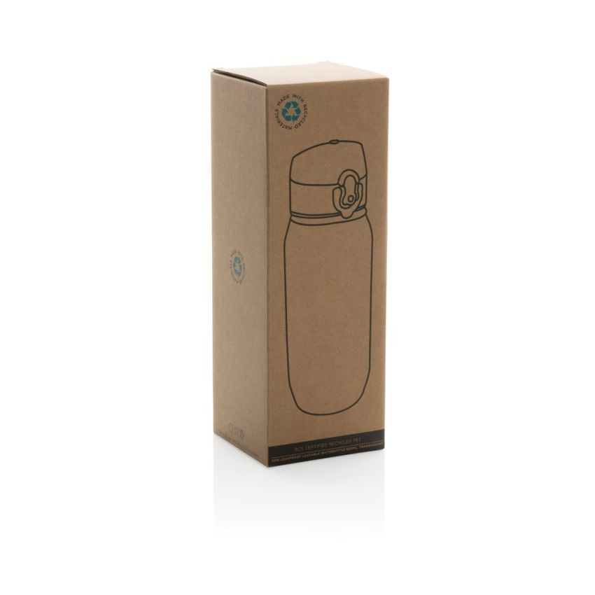 Yide botella de agua antigoteo de PET reciclado RCS 600 ml