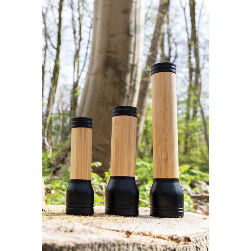 Linterna Lucid 5W de bambú y plástico reciclado RCS