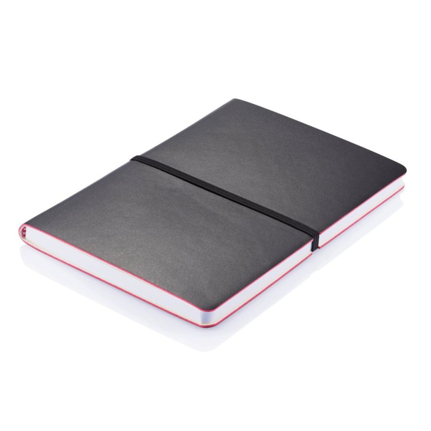 Deluxe A5 notebook with soft cover