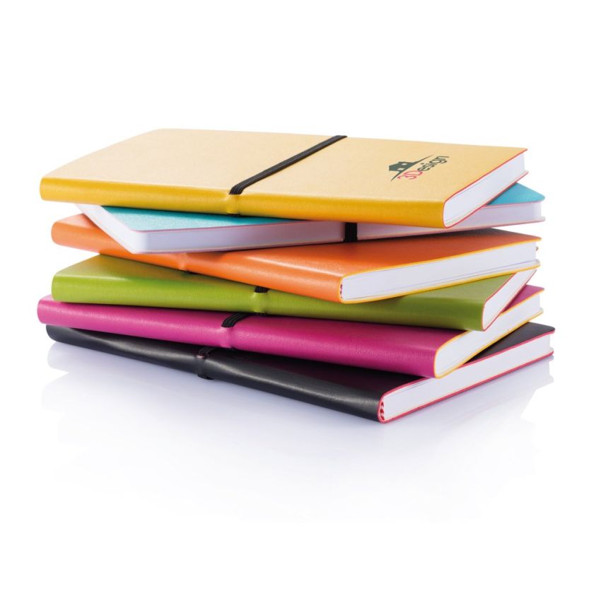 Deluxe A5 notebook with soft cover