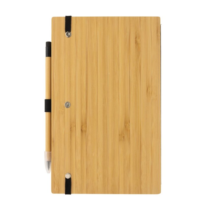 Set de cuaderno y lápiz infinito de bambú