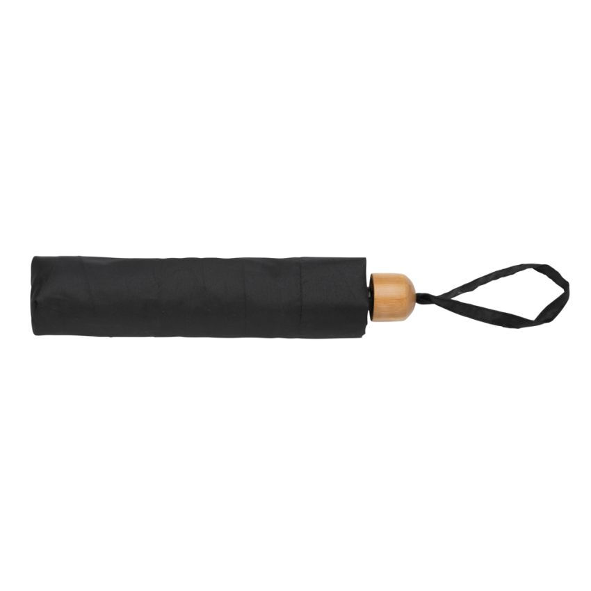Mini paraguas de bambú RPET 190T 20,5