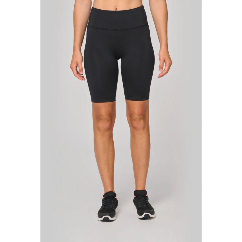 Pantalón corto ajustado eco-responsable de mujer
