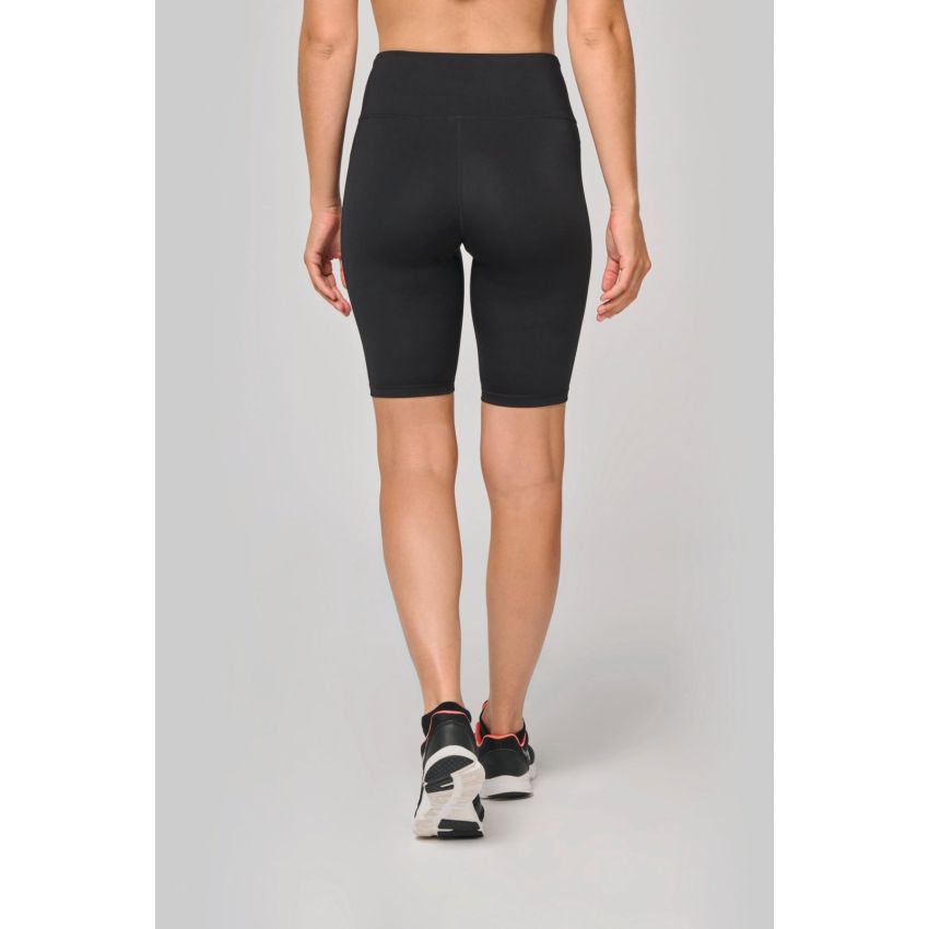 Pantalón corto ajustado eco-responsable de mujer