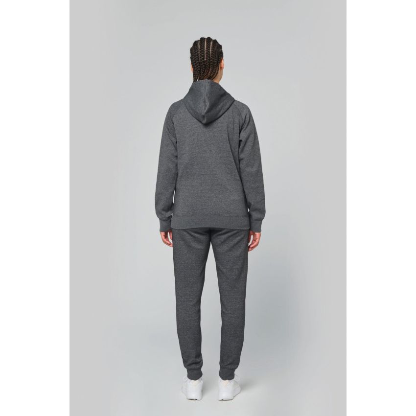 Chaqueta con cremallera y capucha unisex