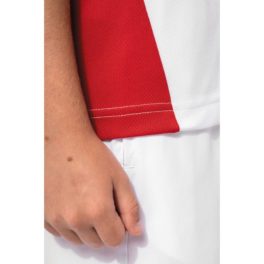 Camiseta deportiva bicolor ecológica para niño