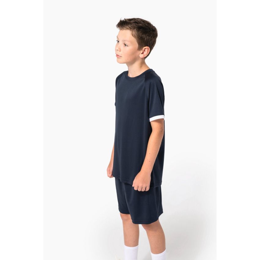 Pantalón corto multideporte de poliéster para niño