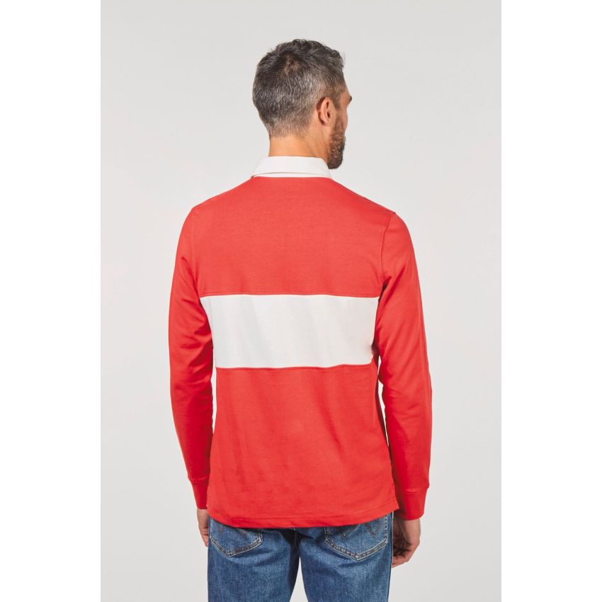 Polo de rugby de manga larga