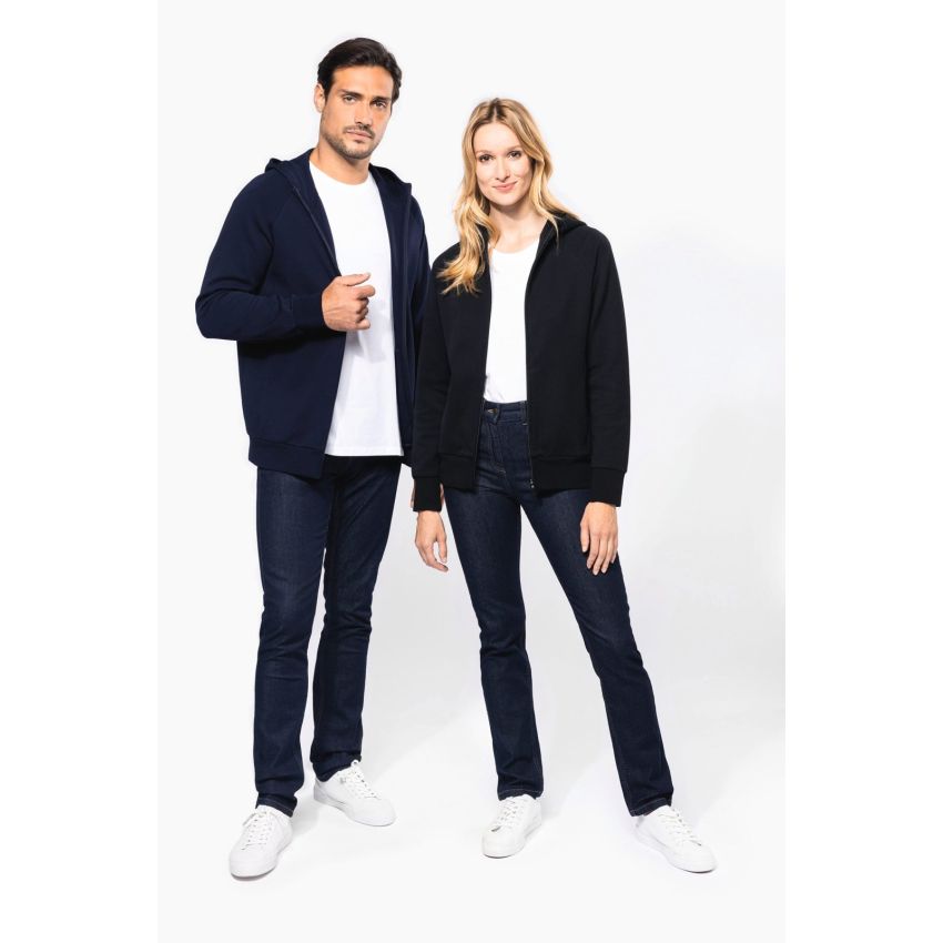 Sudadera con cremallera y capucha de hombre