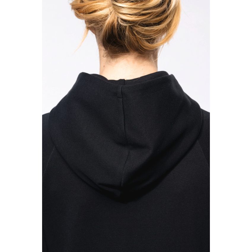 Sudadera con cremallera y capucha de mujer