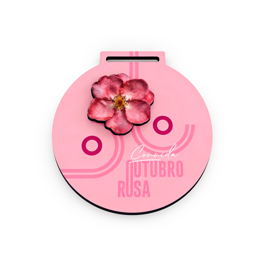 Medallas Personalizadas en MDF Crudo con Aplique e Impresión UV