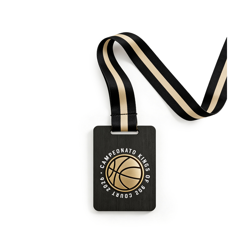 Medallas Personalizadas en MDF Crudo con Aplique Lasermax e Impresión UV