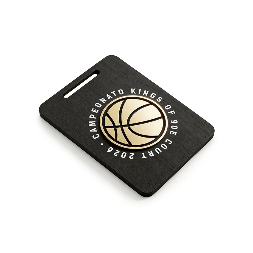 Medallas Personalizadas en MDF Crudo con Aplique Lasermax e Impresión UV