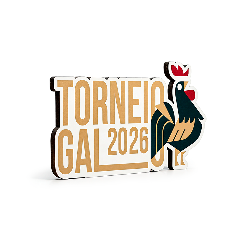 Trofeos Personalizados en MDF Crudo con Impresión UV y Corte Láser